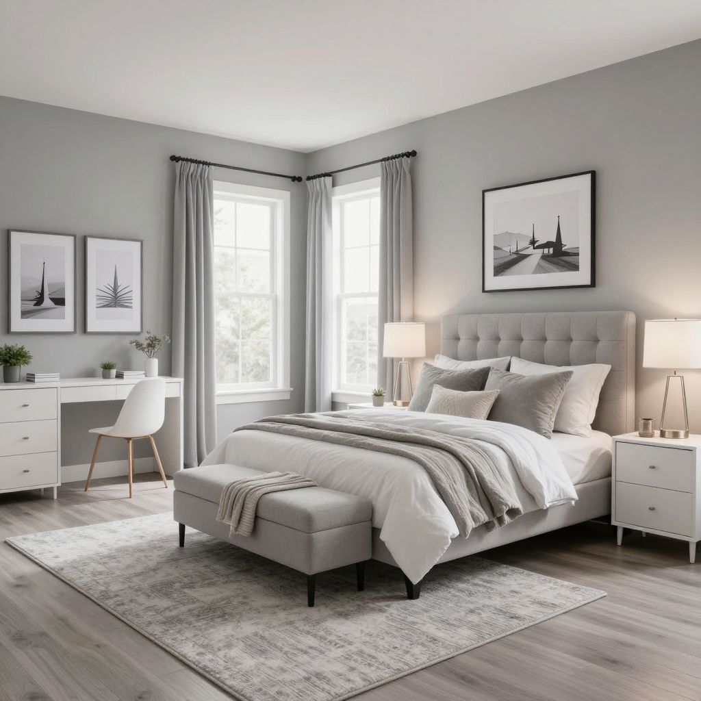 Chic Monochrome Room