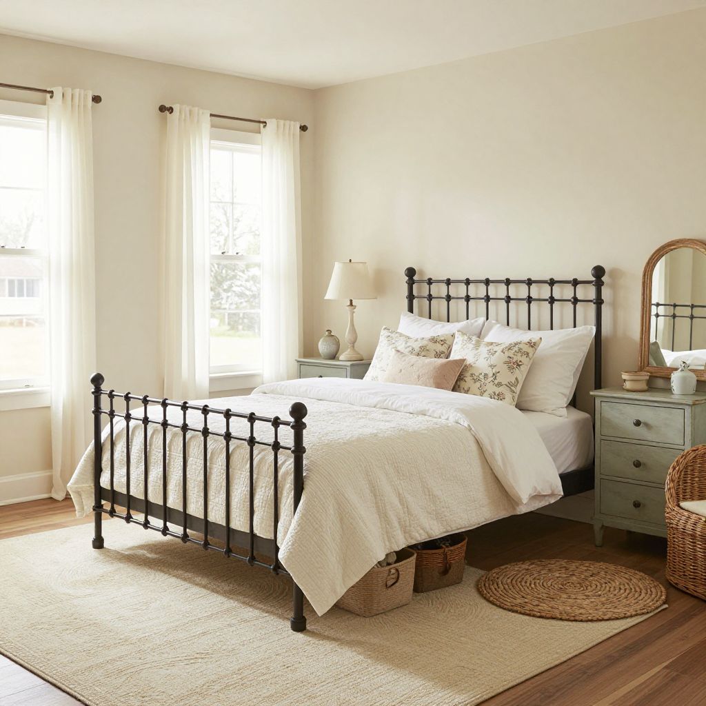 Soft cottage vintage charm